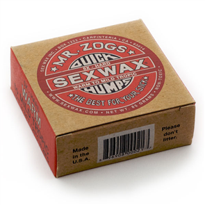 Sex Wax Quick Humps Surf Wax - Red (WARM TO MILD TROPICAL)